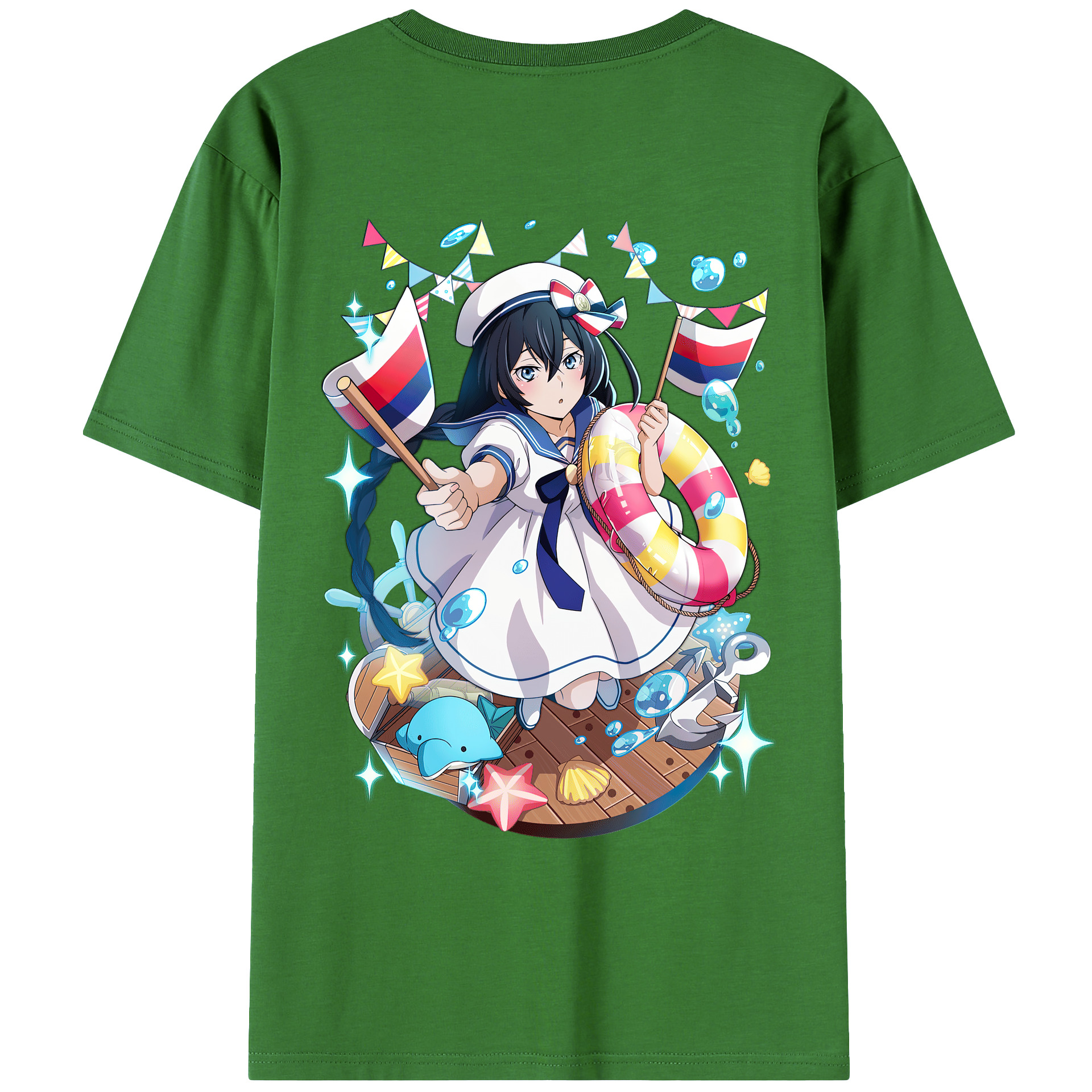（画像用） 文豪ストレイドッグス Bungo Stray Dogs レディース半袖Tシャツ(バックプリント)